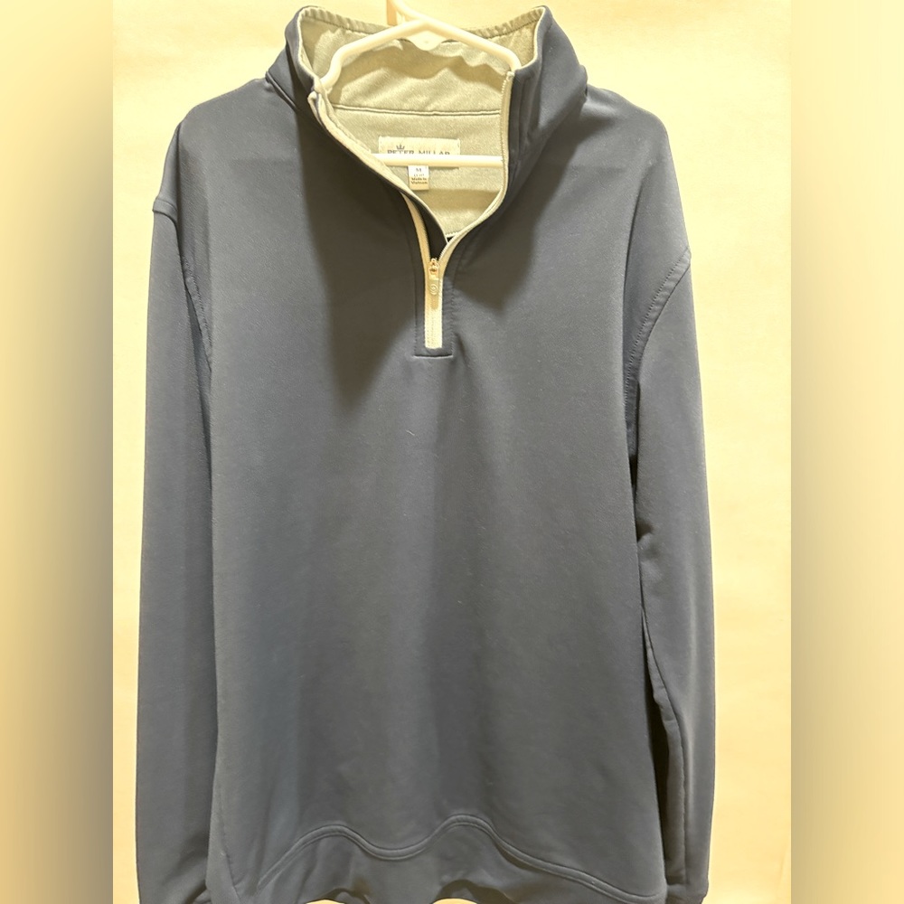 Peter millar boys size M Perth Youth Performance quarter zip